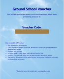 Ground School Gift Voucher - £10.00